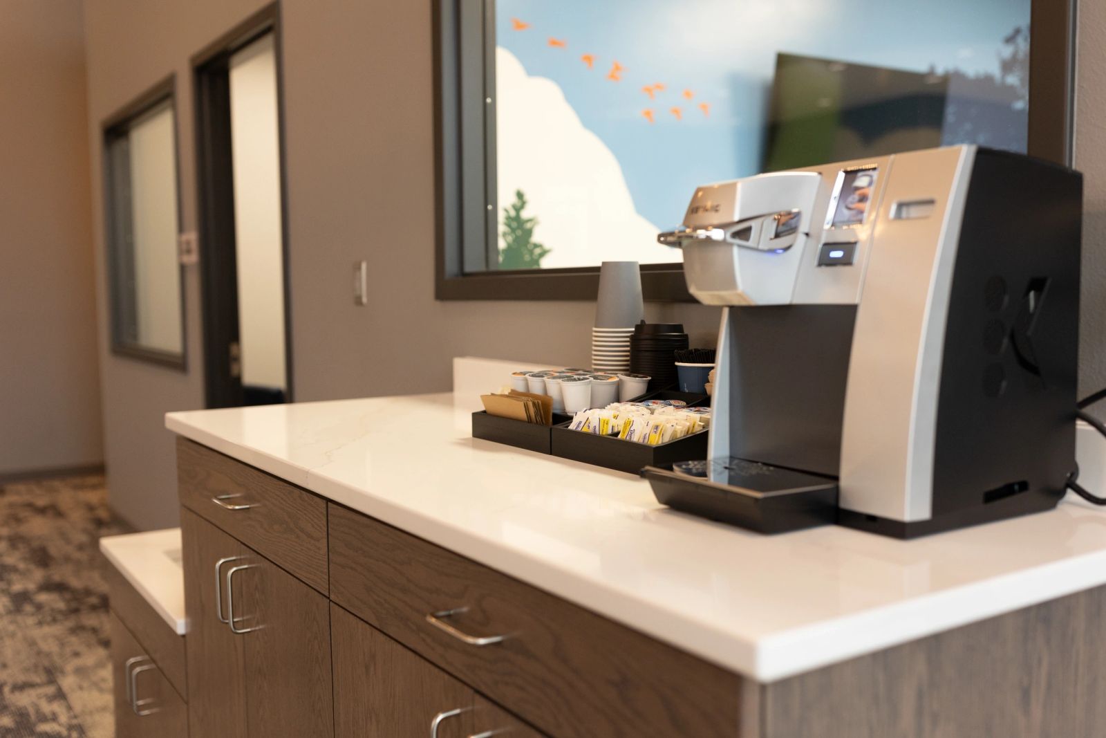 Sterilization and treatment prep area